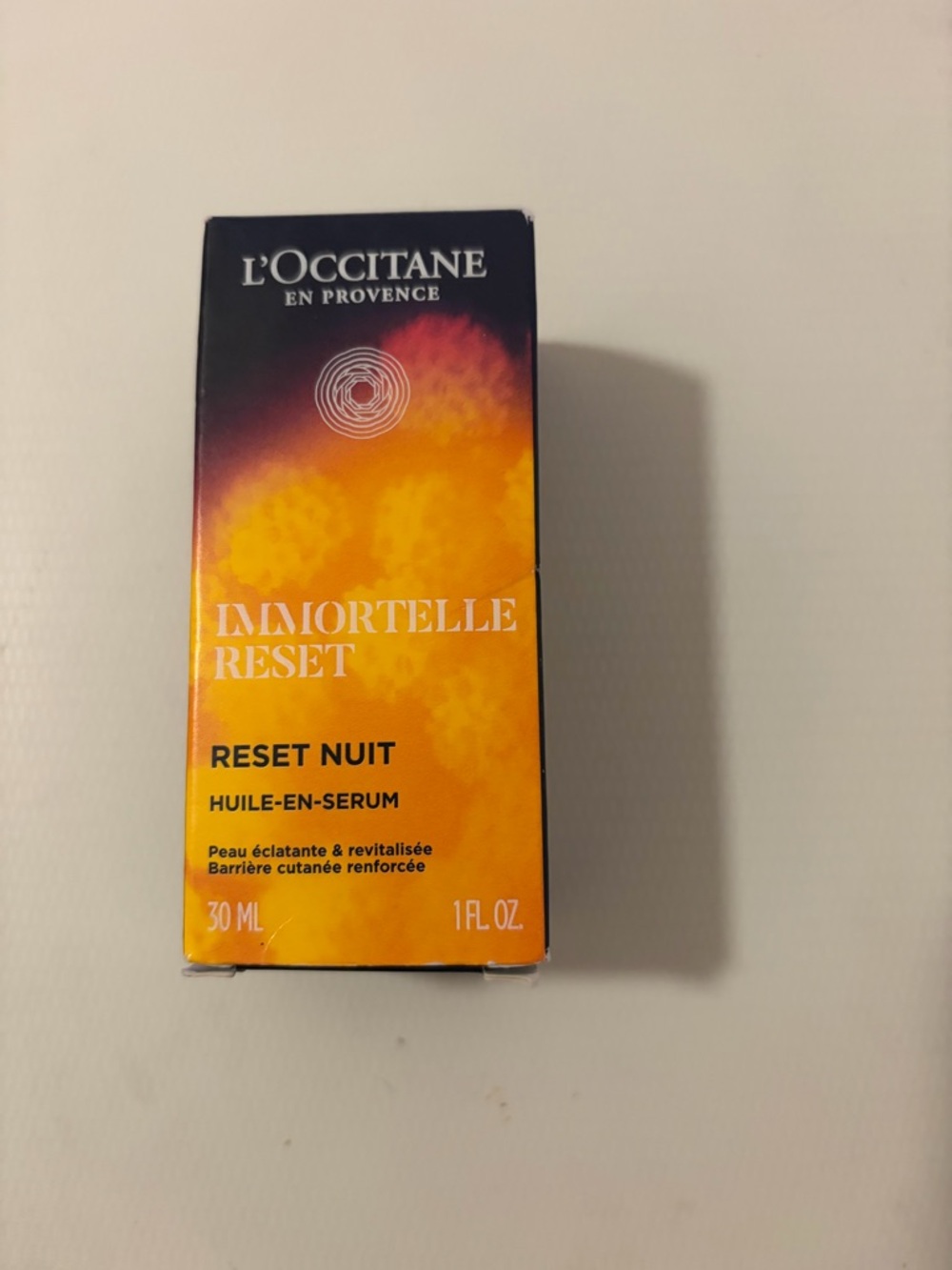 L'OCCITANE Black and Yellow-Orange Skincare Box